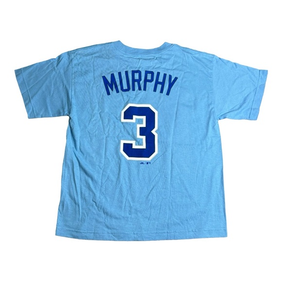 Atlanta Braves Murphy shirt size Large 14 16 NWT - Picture 2 of 3